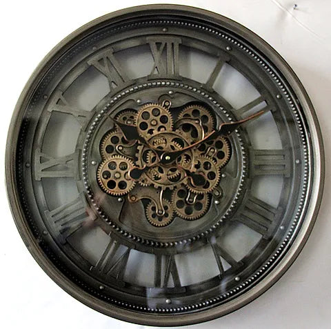 60cm Gear Clock Minster