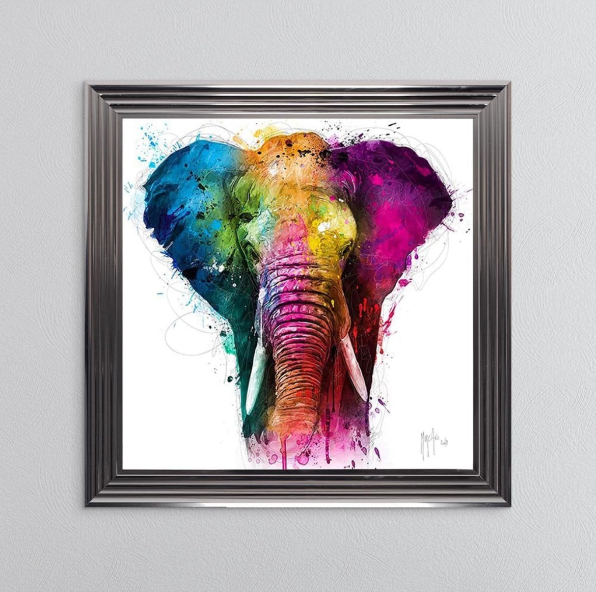 Africa Elephant Framed Wall Art