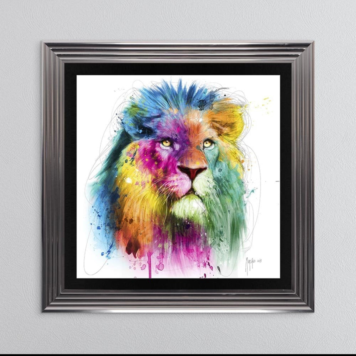Lion 2 Framed Wall Art Patrice Murciano