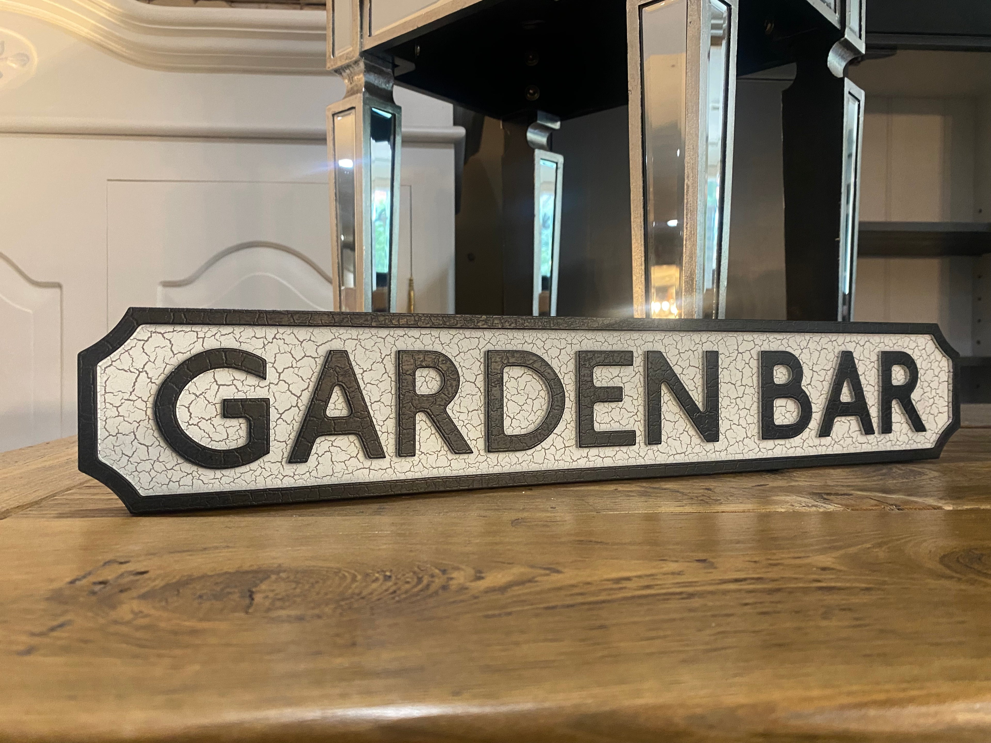 Garden Bar Road Sign