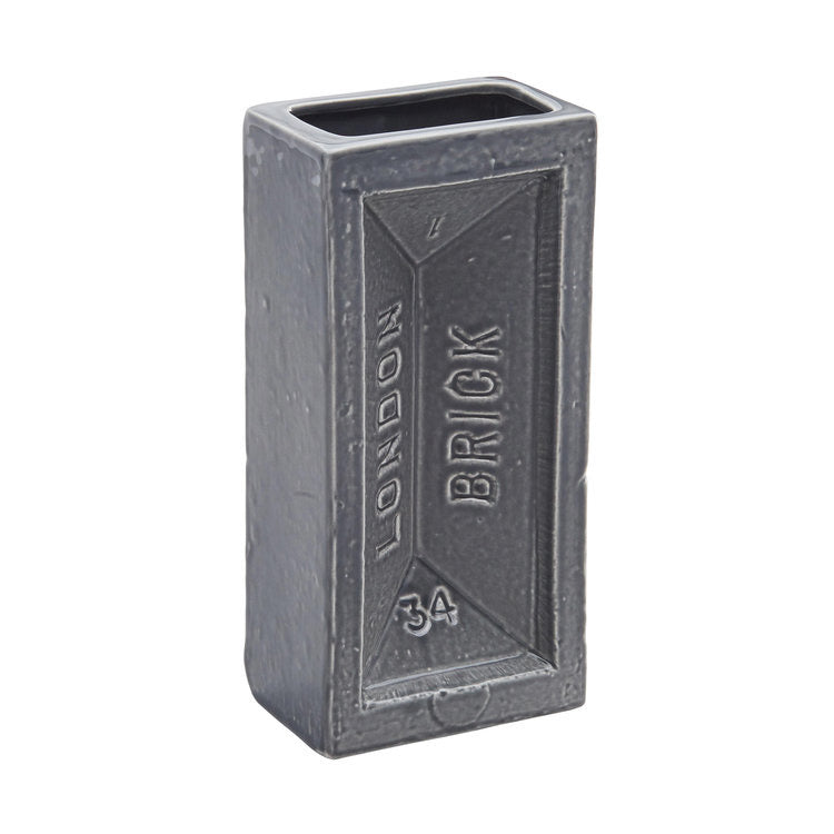 London Brick Vase Grey