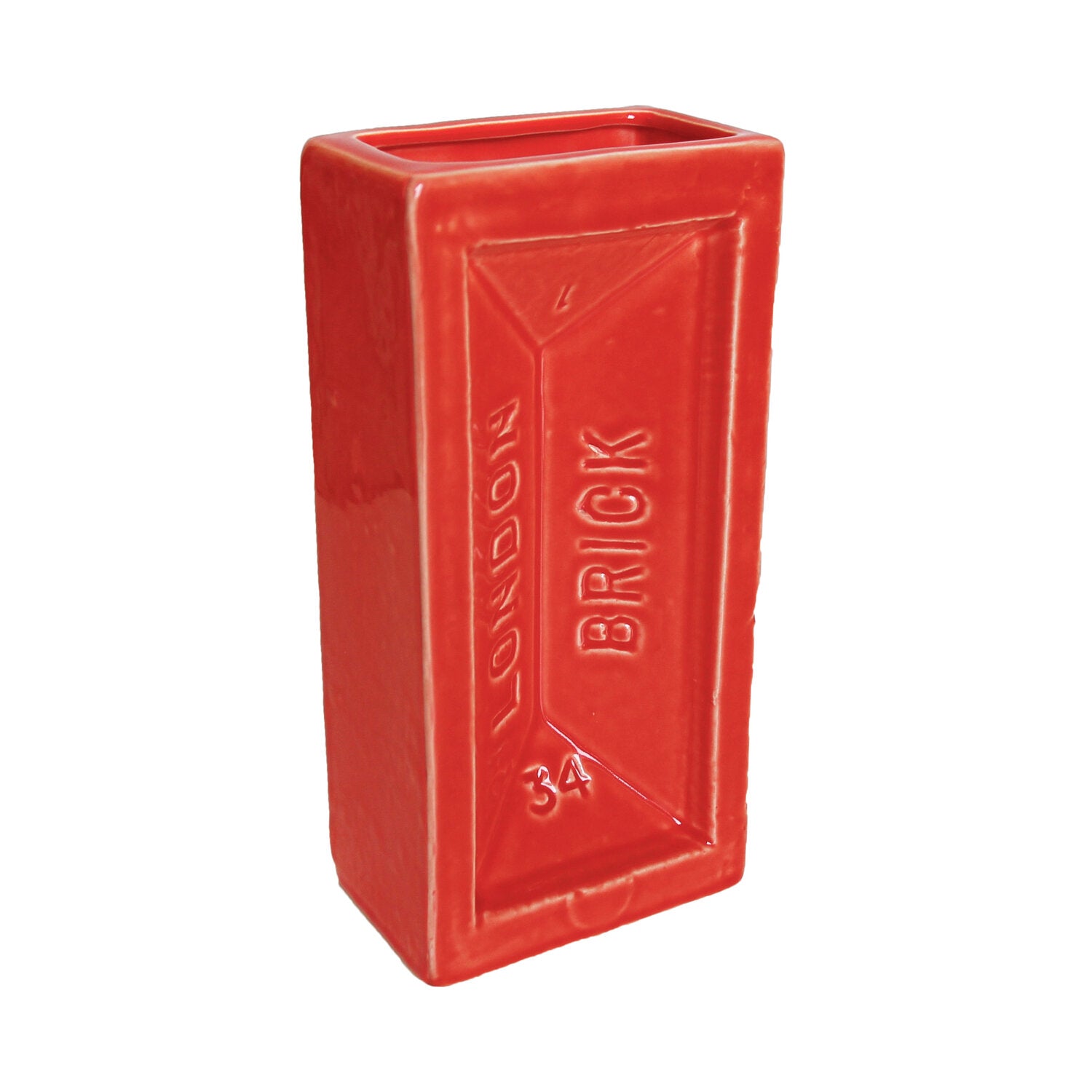London Brick Vase Orange