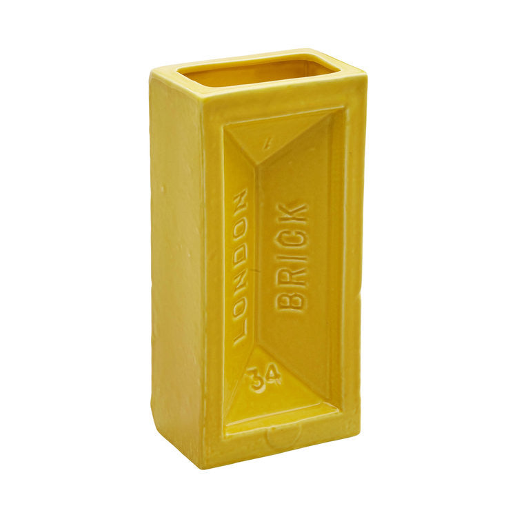 London Brick Vase Yellow