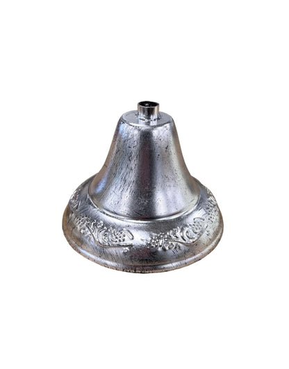 6 Branch Silver Leaf Shallow Chandelier Ceiling Fixing