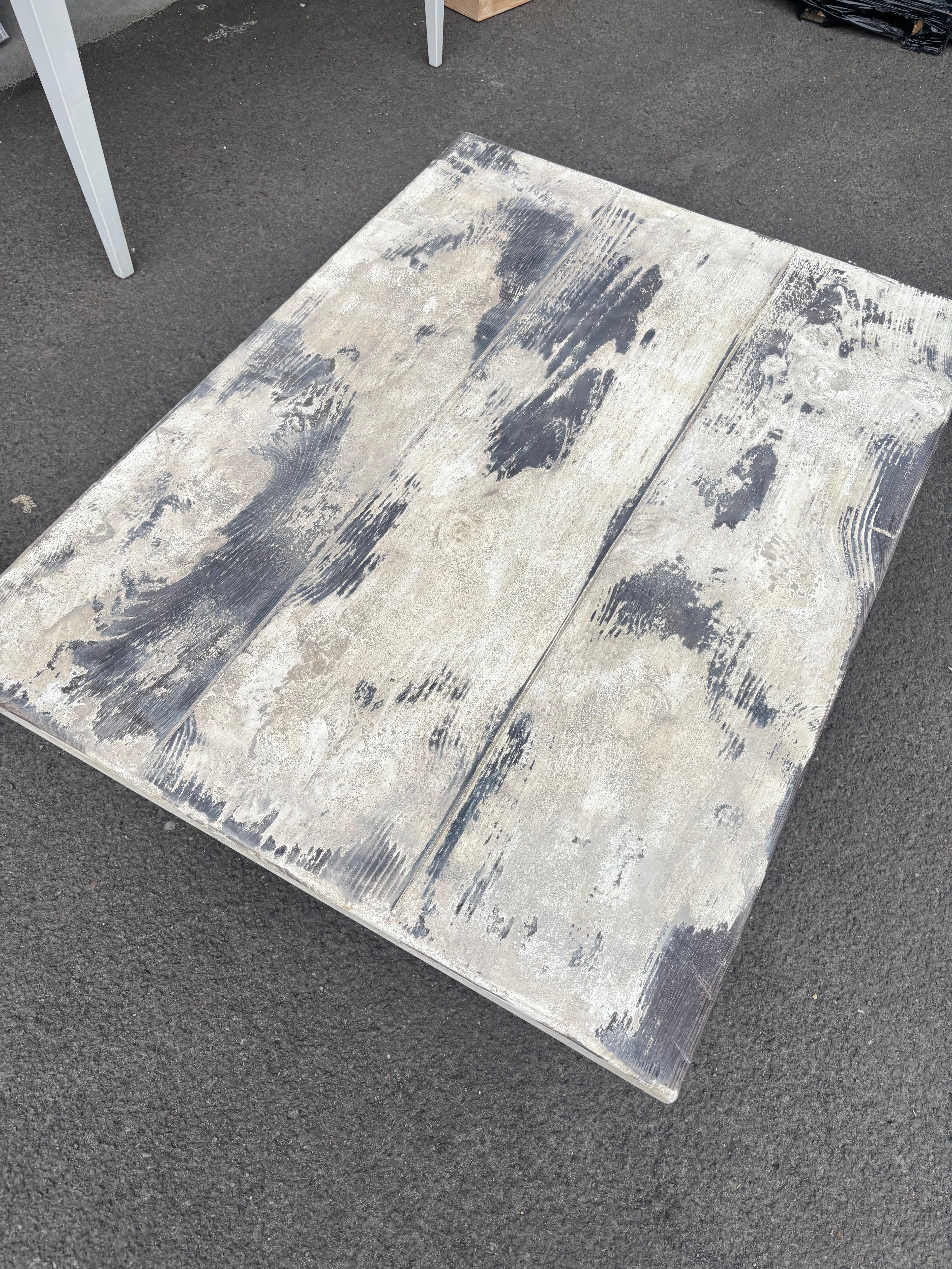 Twin Pedestal Coffee Table