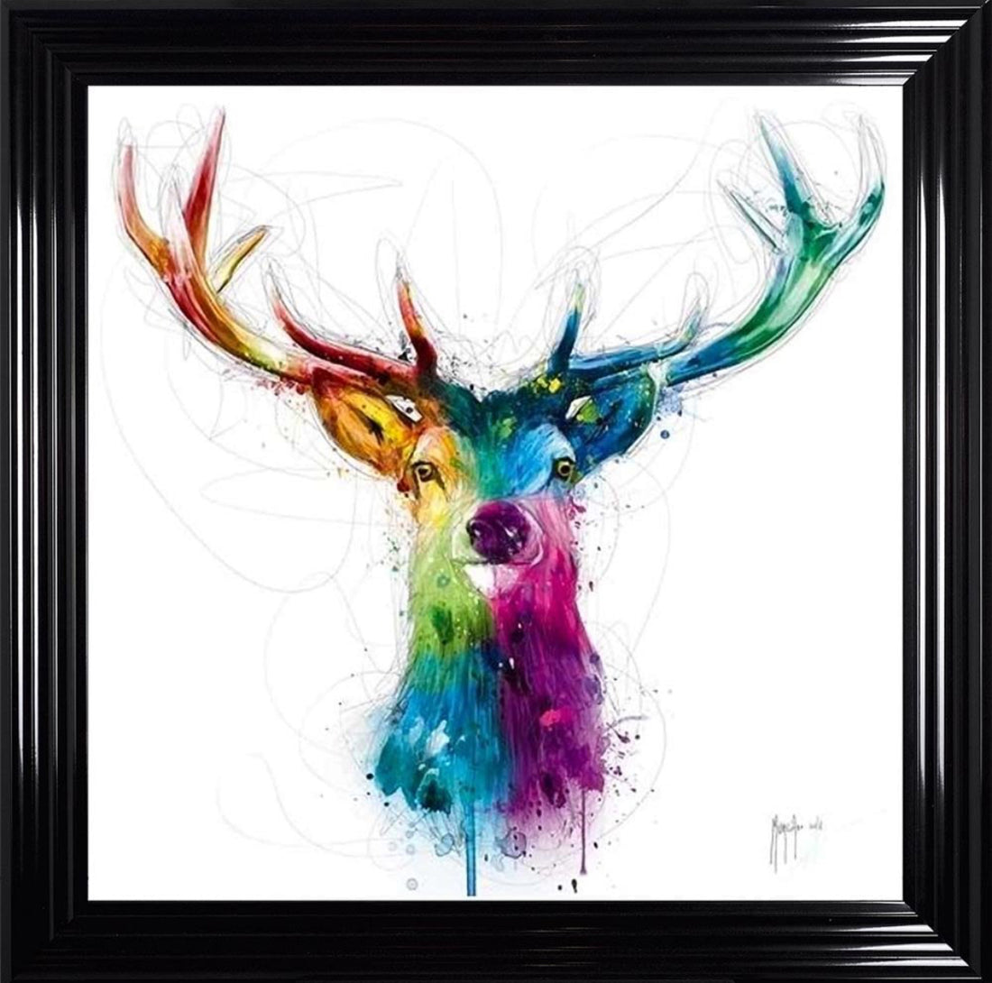 Free and Wild Stag Framed Wall Art Patrice Murciano view 2